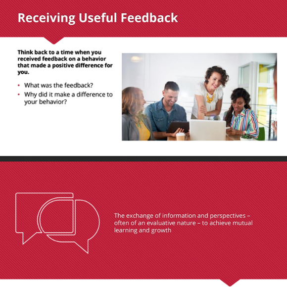 Receiving Useful Feedback Slides from Leadership Workshop Series presentation